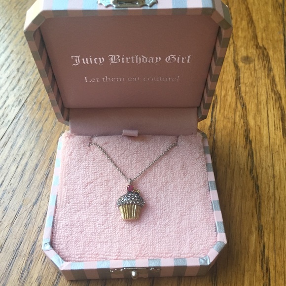 Juicy Couture Jewelry - NWT Juicy Couture Birthday Girl cupcake necklace